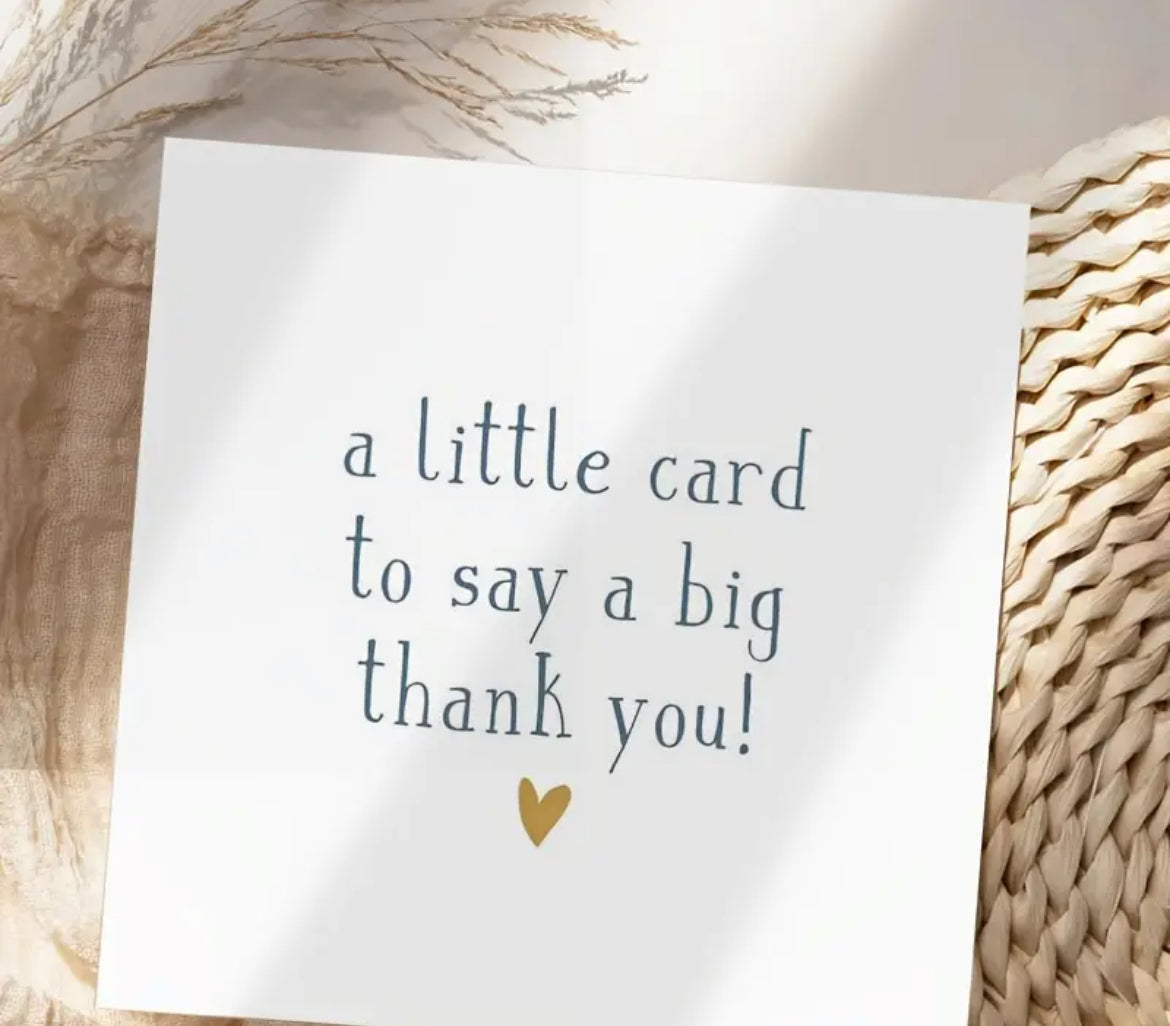 Thank You Card