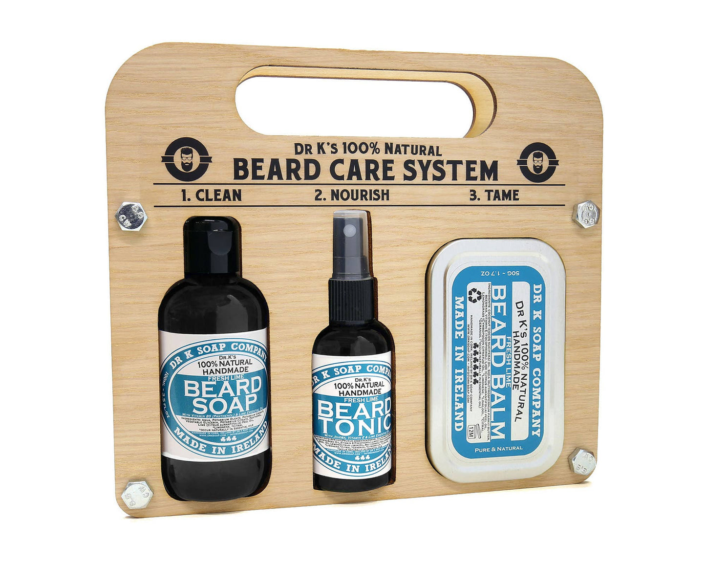 Beard Care System, Handmade in Ireland: Zero