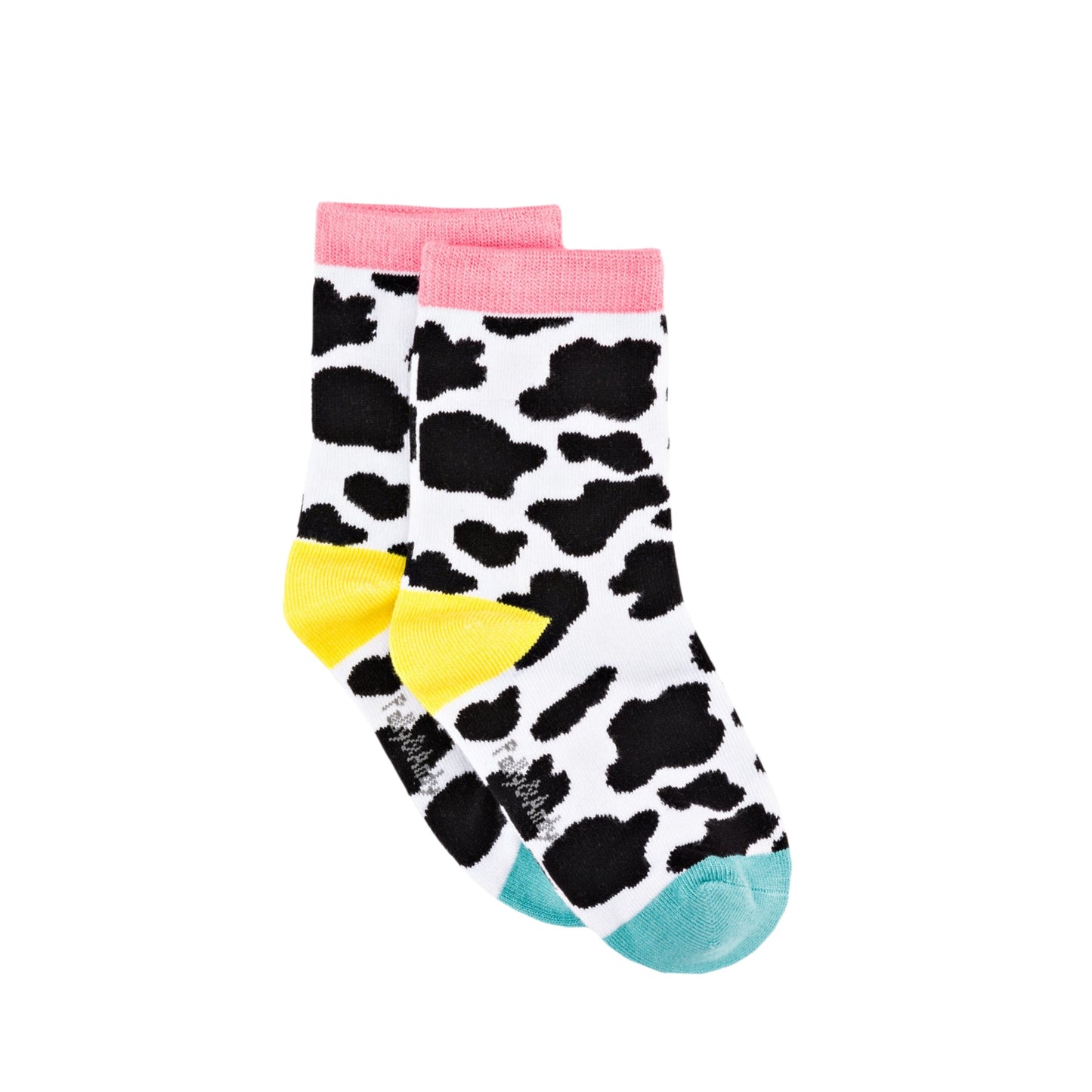 Cow Print Bamboo Sock (seamless toe)