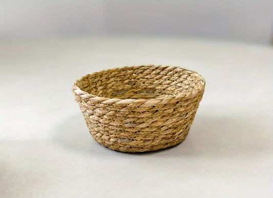 Round Rattan Weave Basket