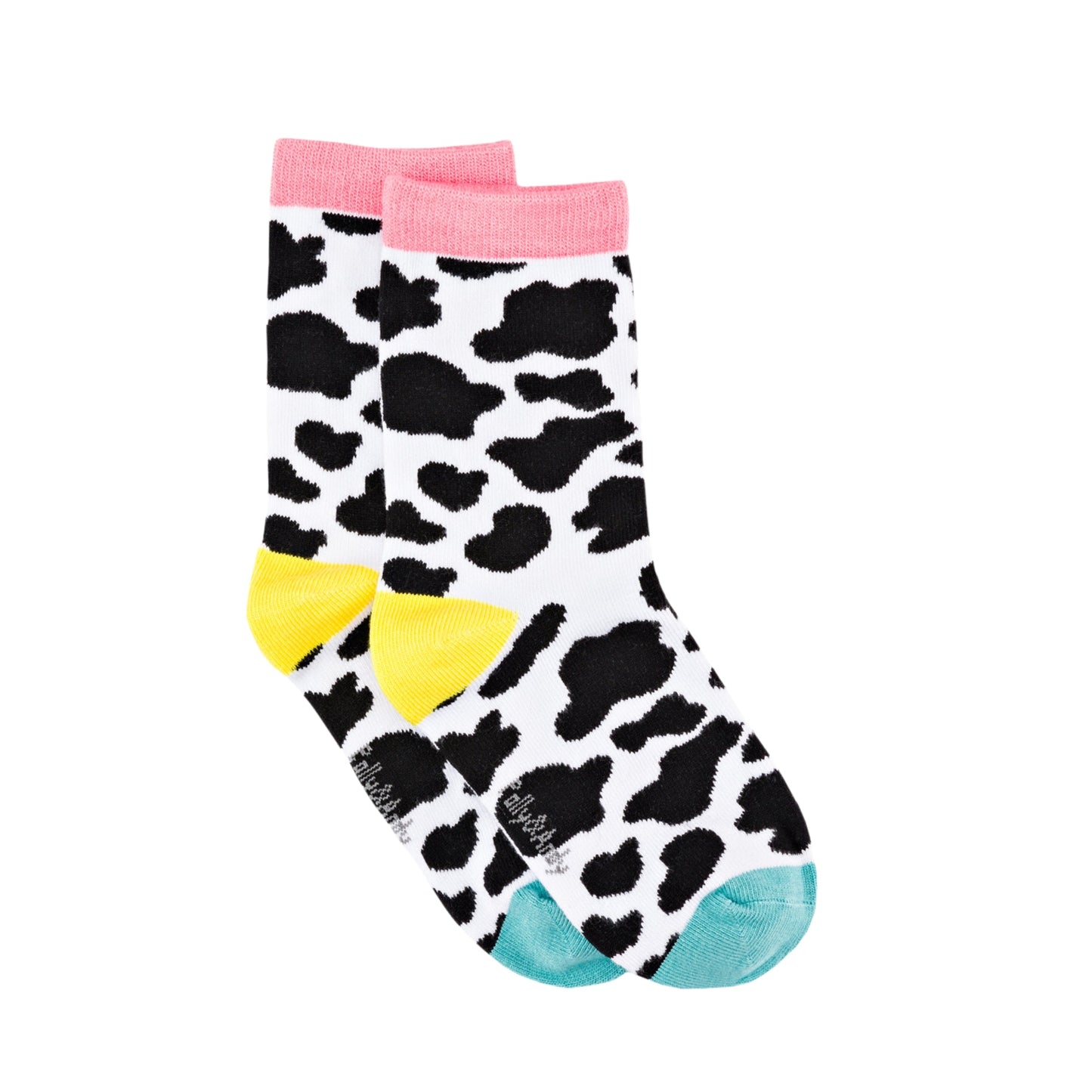 Cow Print Bamboo Sock (seamless toe)
