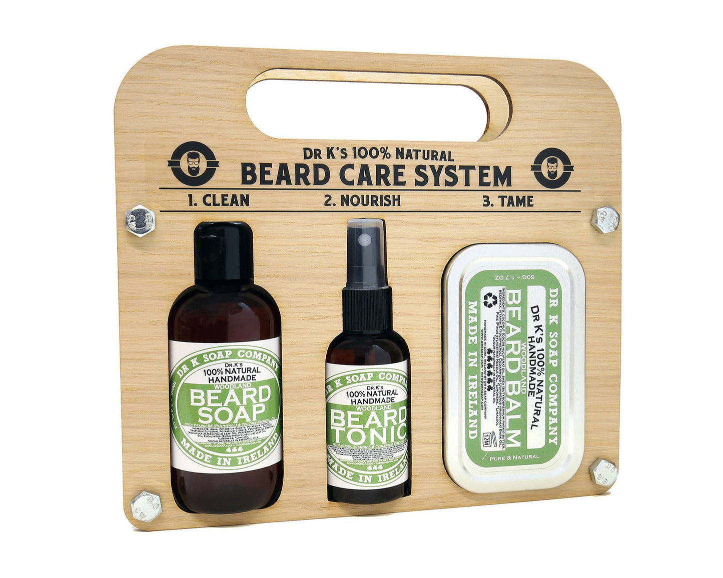 Beard Care System, Handmade in Ireland: Zero