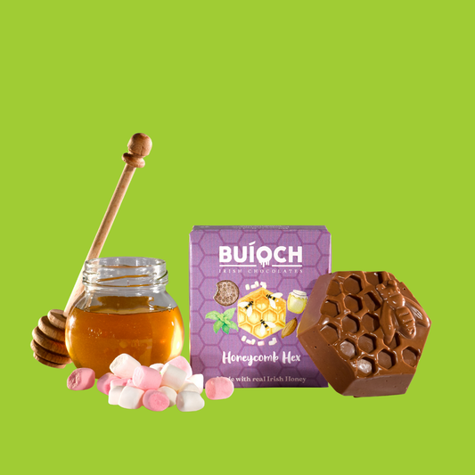 Marshmallow Honeycomb Hex - Milk Chocolate