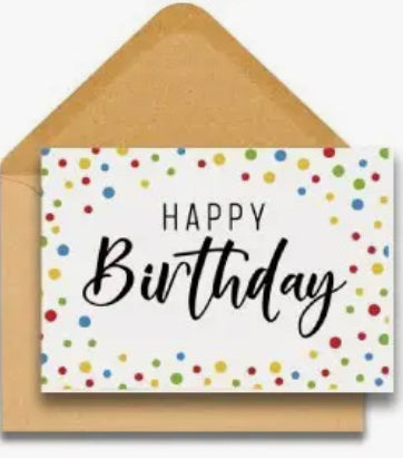 Small Happy Birthday Card