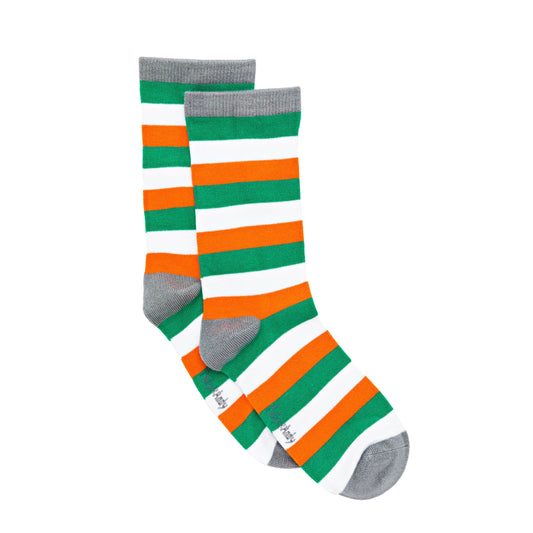 Ireland Stripe Bamboo Sock (seamless toe)