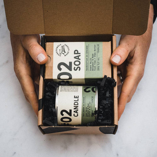 Candle & Soap Gift Set | Mini: 02 | Bergamot & Musk