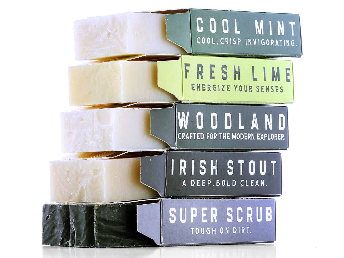Dr K's Irish Handmade Soaps, All Natural: Cool Mint