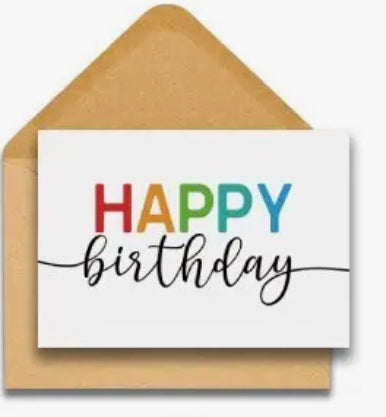 Small Happy Birthday Card