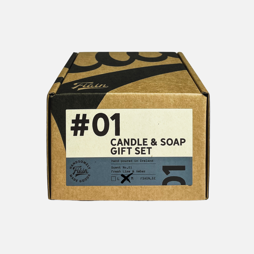 Candle & Soap Gift Set | Mini: 03 | Leather & Oudh