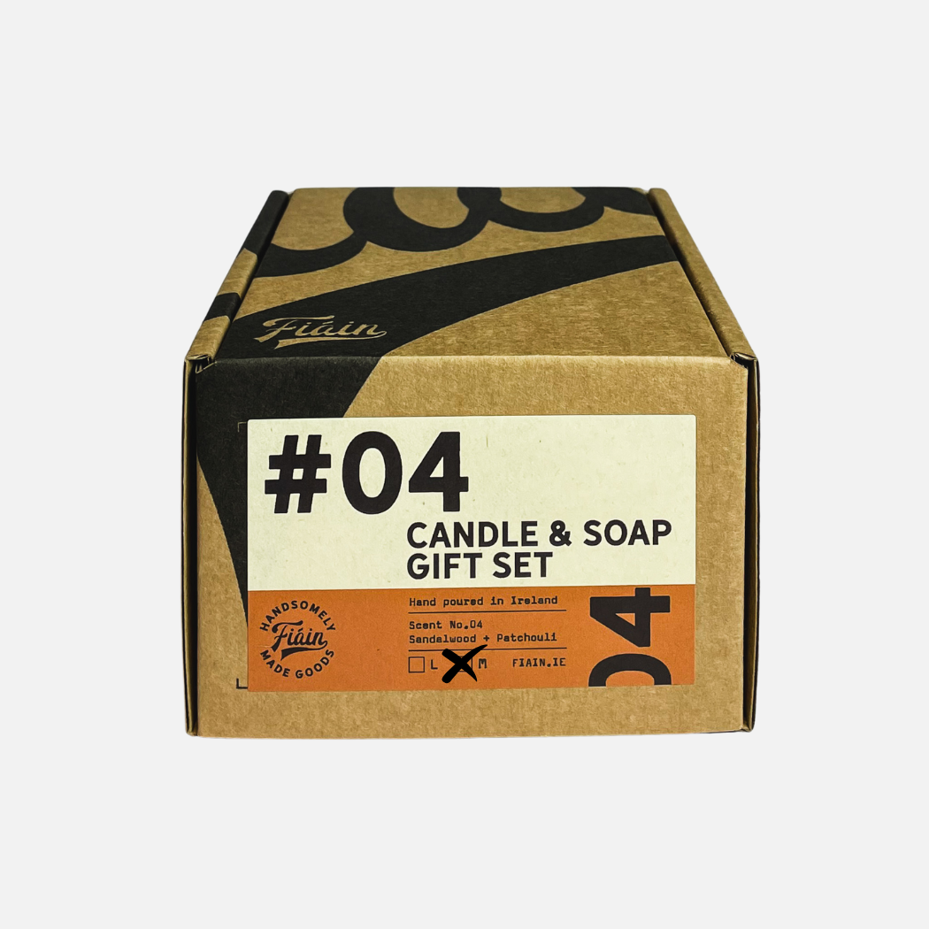 Candle & Soap Gift Set | Mini: 03 | Leather & Oudh