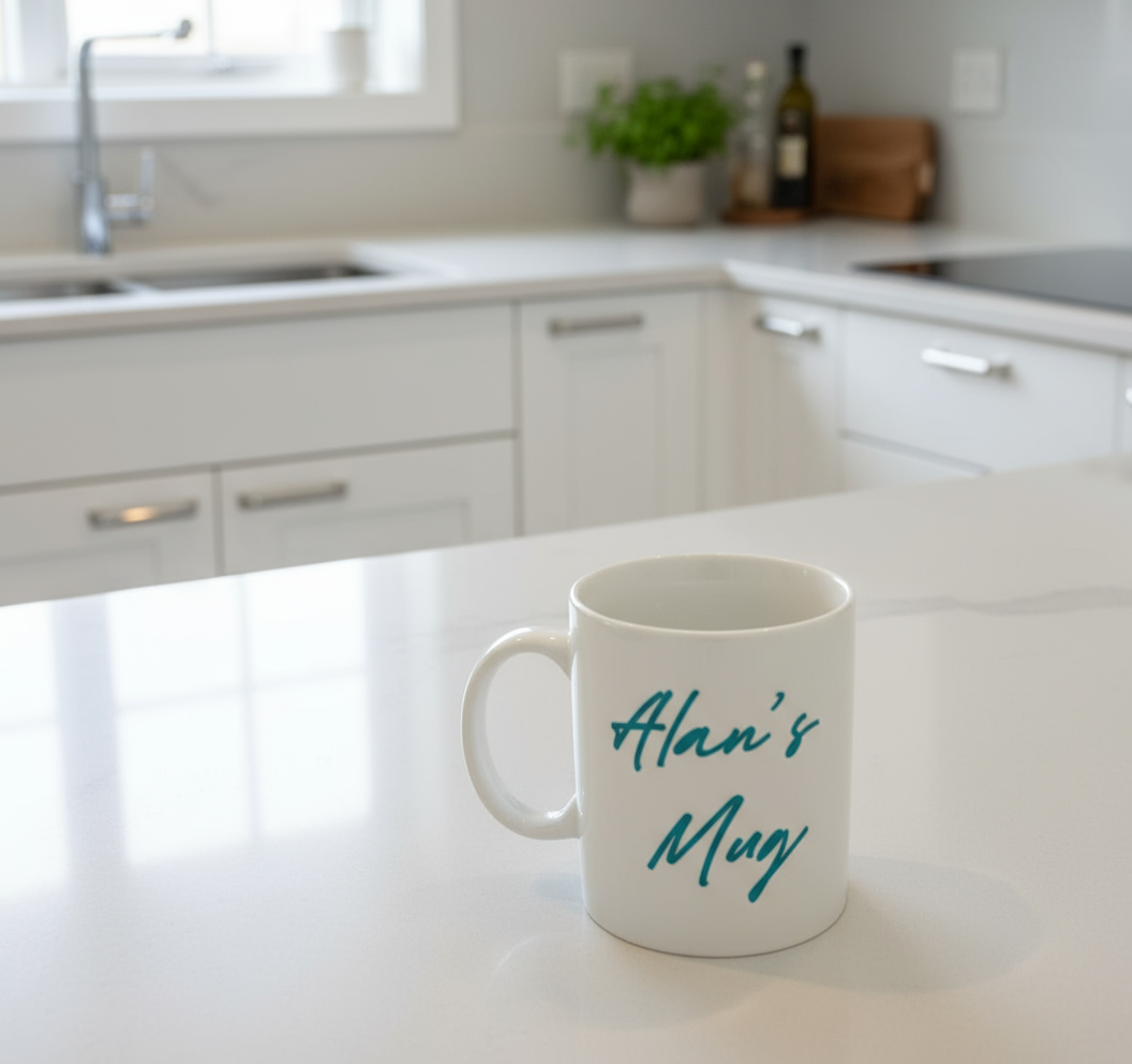 Personalised White Ceramic Mug