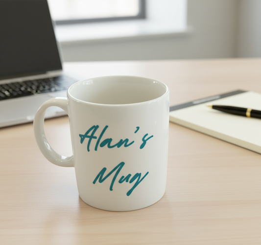 Personalised White Ceramic Mug