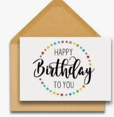 Small Happy Birthday Card