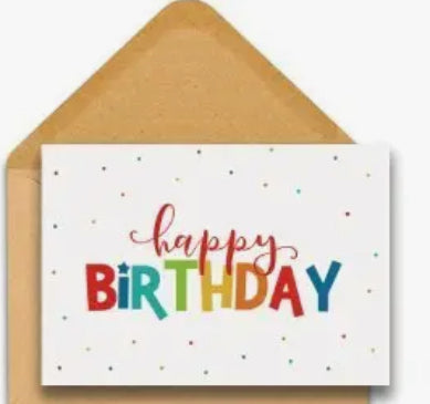 Small Happy Birthday Card