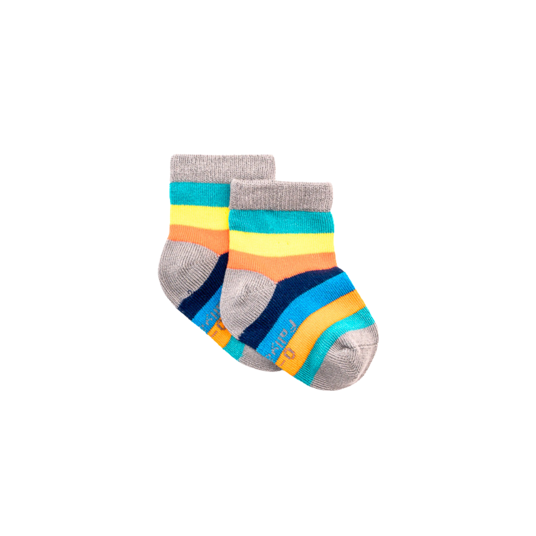 Rainbow Bamboo Sock (seamless toe)