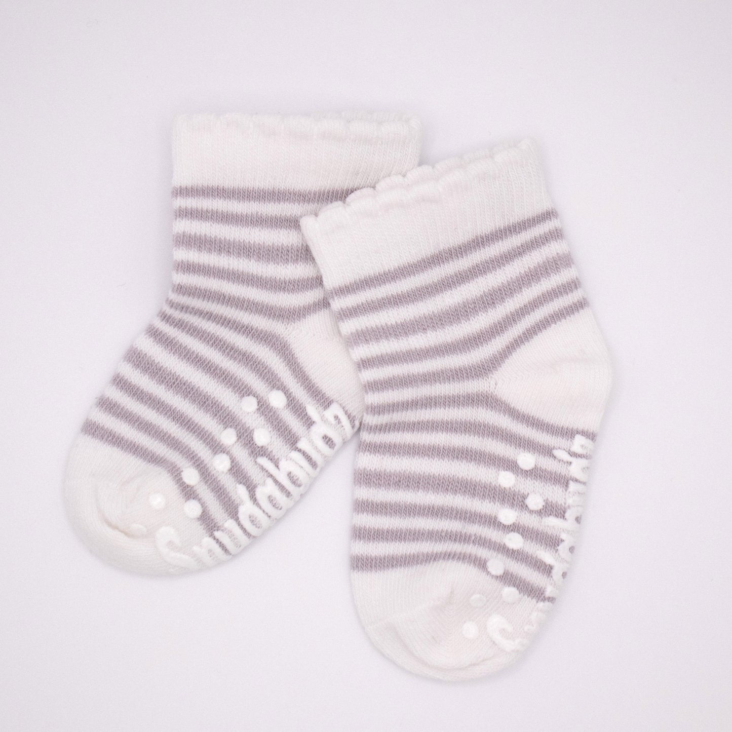 Snugabugz | Baby Socks That Stay On With Non-Slip Soles - Pink Mix 3 Pack