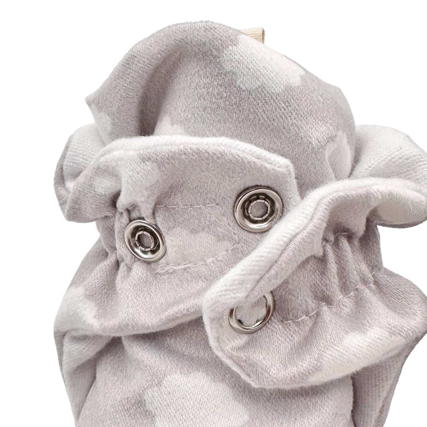 Grey Neutral - Stay On Baby Booties With Non-Slip Soles | Snugabugz