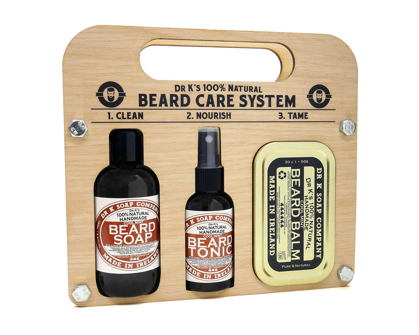 Beard Care System, Handmade in Ireland: Zero