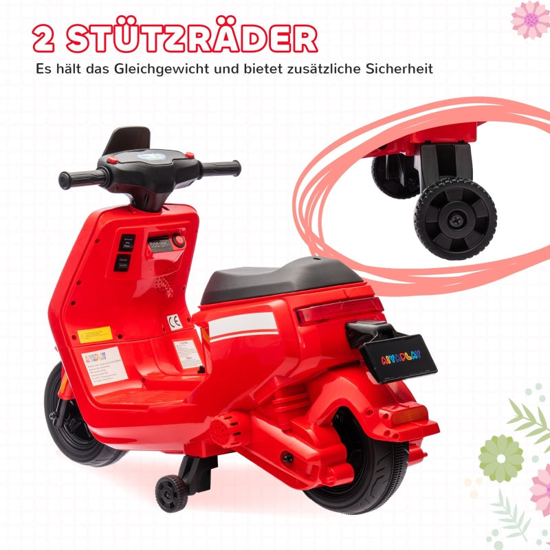 AIYAPLAY 6V Electric Motorcycle for Kids